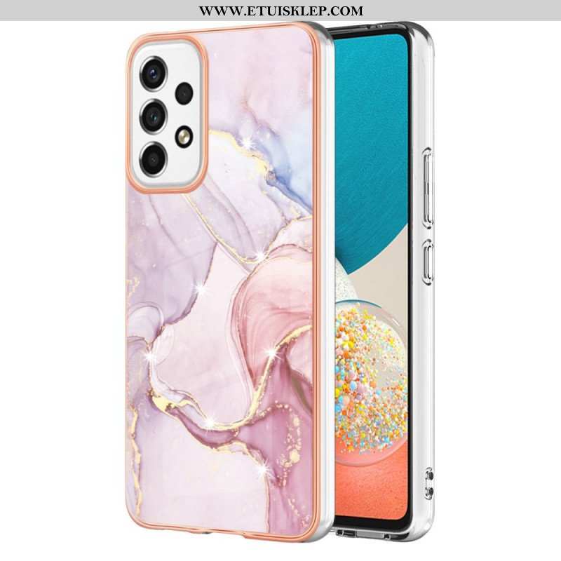 Etui do Samsung Galaxy A53 5G Silikonowy Elastyczny Marmur